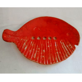 Porte savon poisson rouge